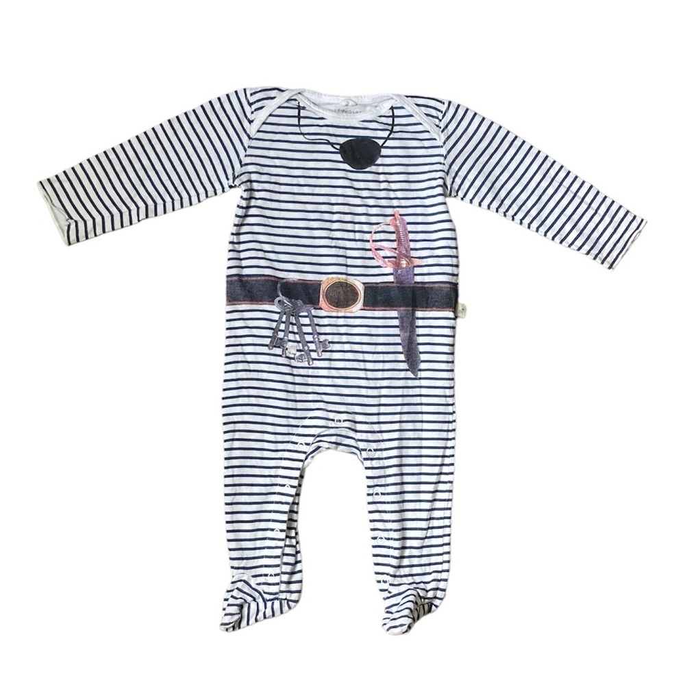 [Stella McCartney Kids] Striped Pirate Onsie 9M